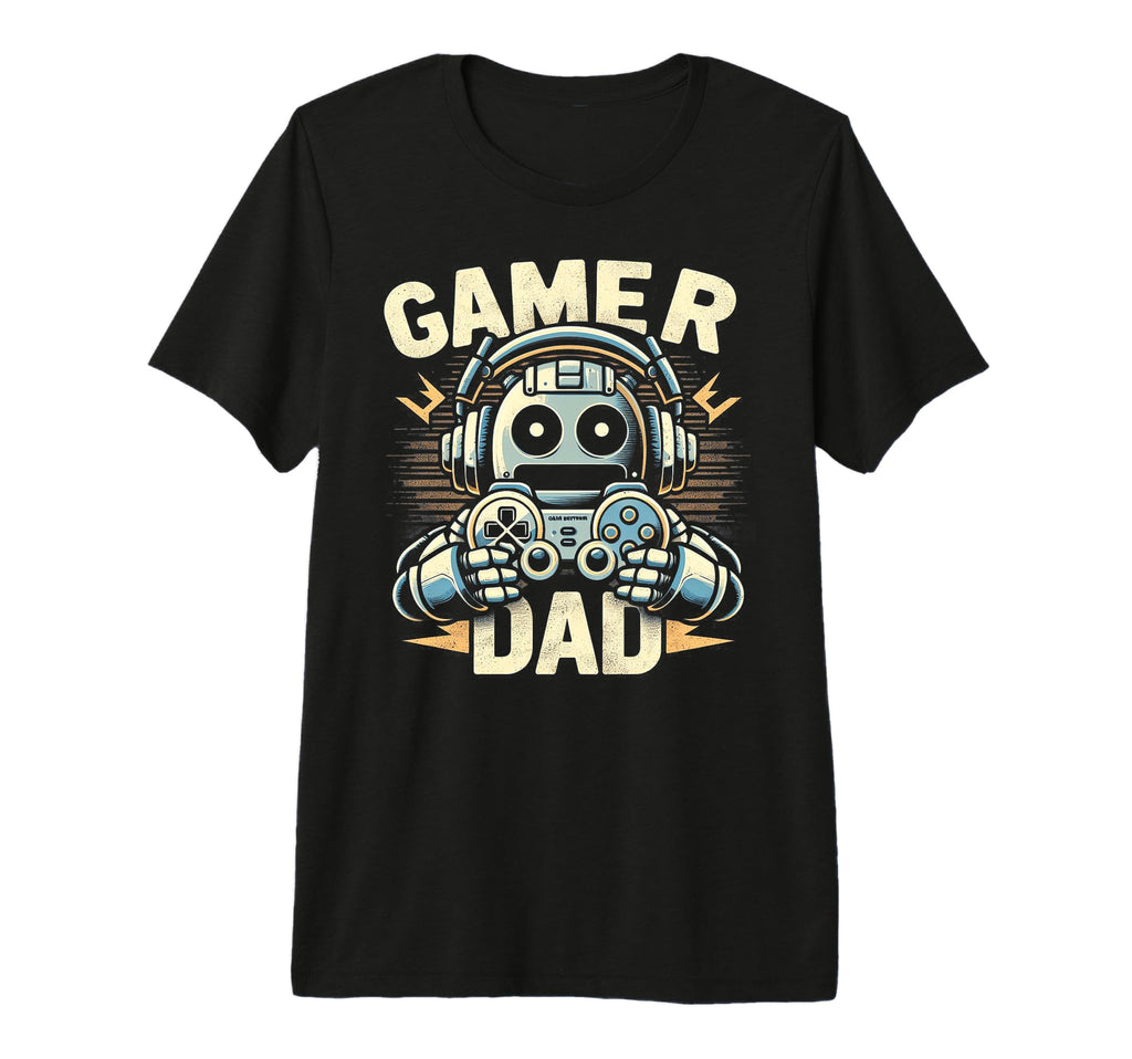 Gamer Dad Game Controller Gaming Video T-Shirt - Novelty Apparel Men Women - T-Shirt, Sweatshirt, Hoodie