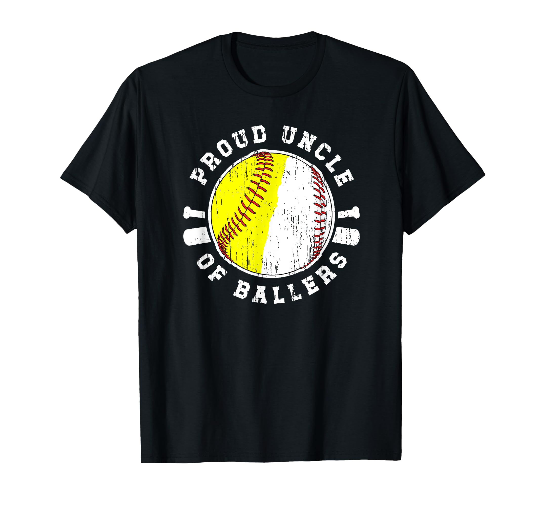 Proud Uncle Ballers Softball T-Shirt - Fun Novelty Design Men Women - T-Shirt, Sweatshirt, Hoodie