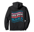 Somebodys Loud Mouth Baseball Mama Hoodie - Fun Novelty Design Men Women - T-Shirt, Sweatshirt, Hoodie