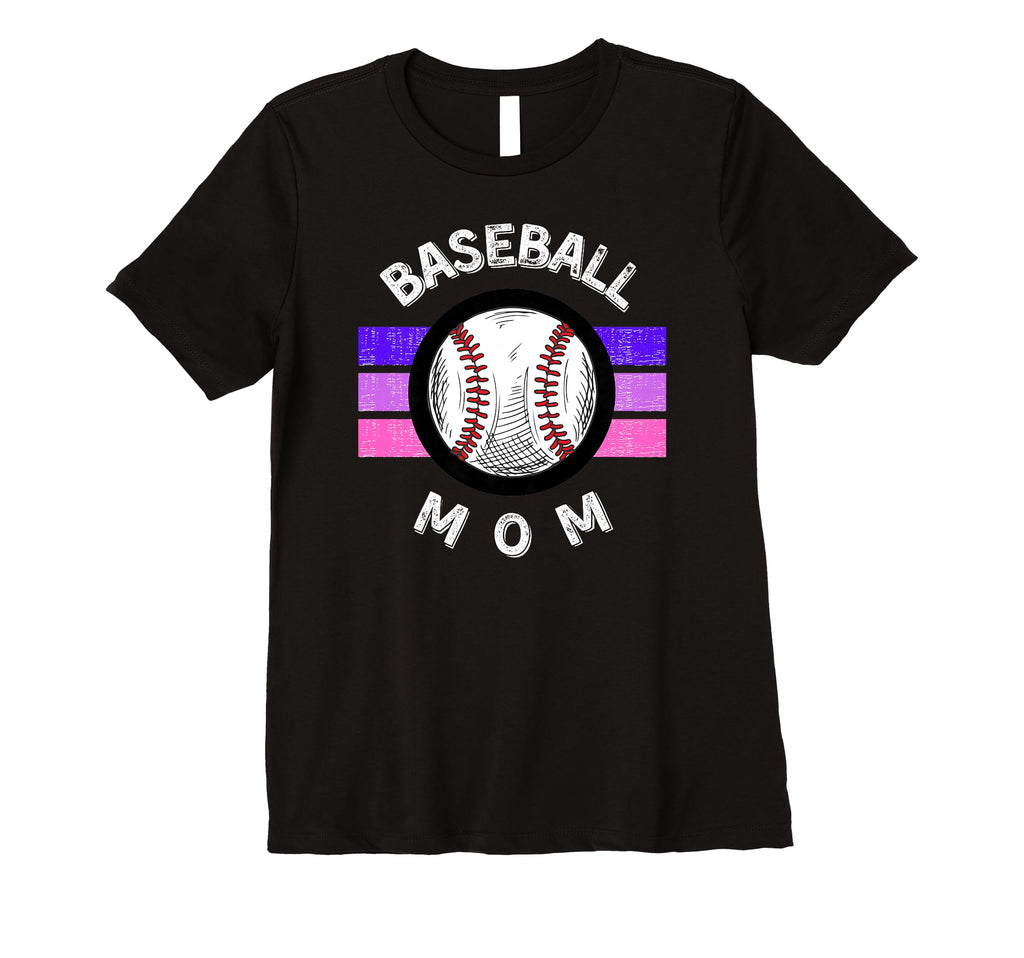 Womens Baseball Mom Mothers Day Sports Mom T-Shirt - Trendy Graphic Unisex - T-Shirt, Sweatshirt, Hoodie