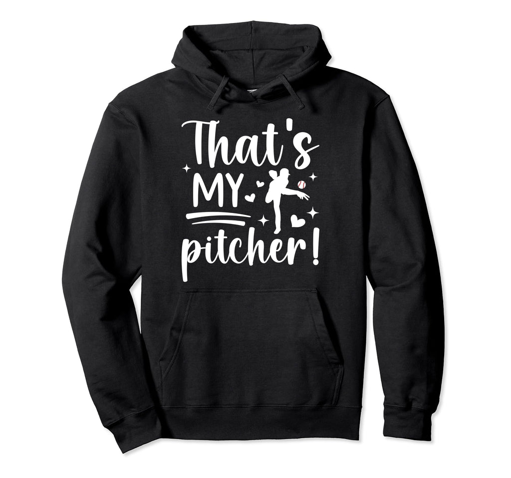 Thats My Baseball Pitcher Mom Hoodie - Aesthetic Graphic for Adults - T-Shirt, Sweatshirt, Hoodie