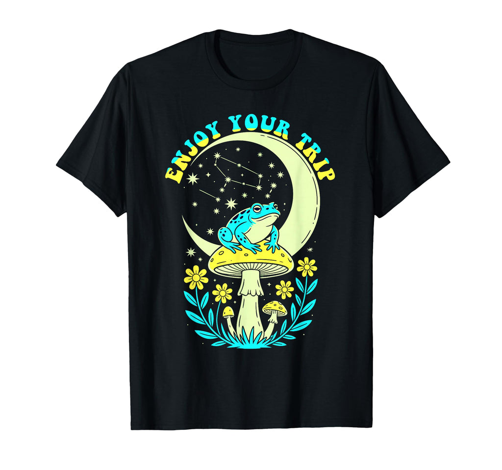Enjoy Mushrooms Trip Psychedelic T-Shirt - Fun Novelty Design for Adults - T-Shirt, Sweatshirt, Hoodie