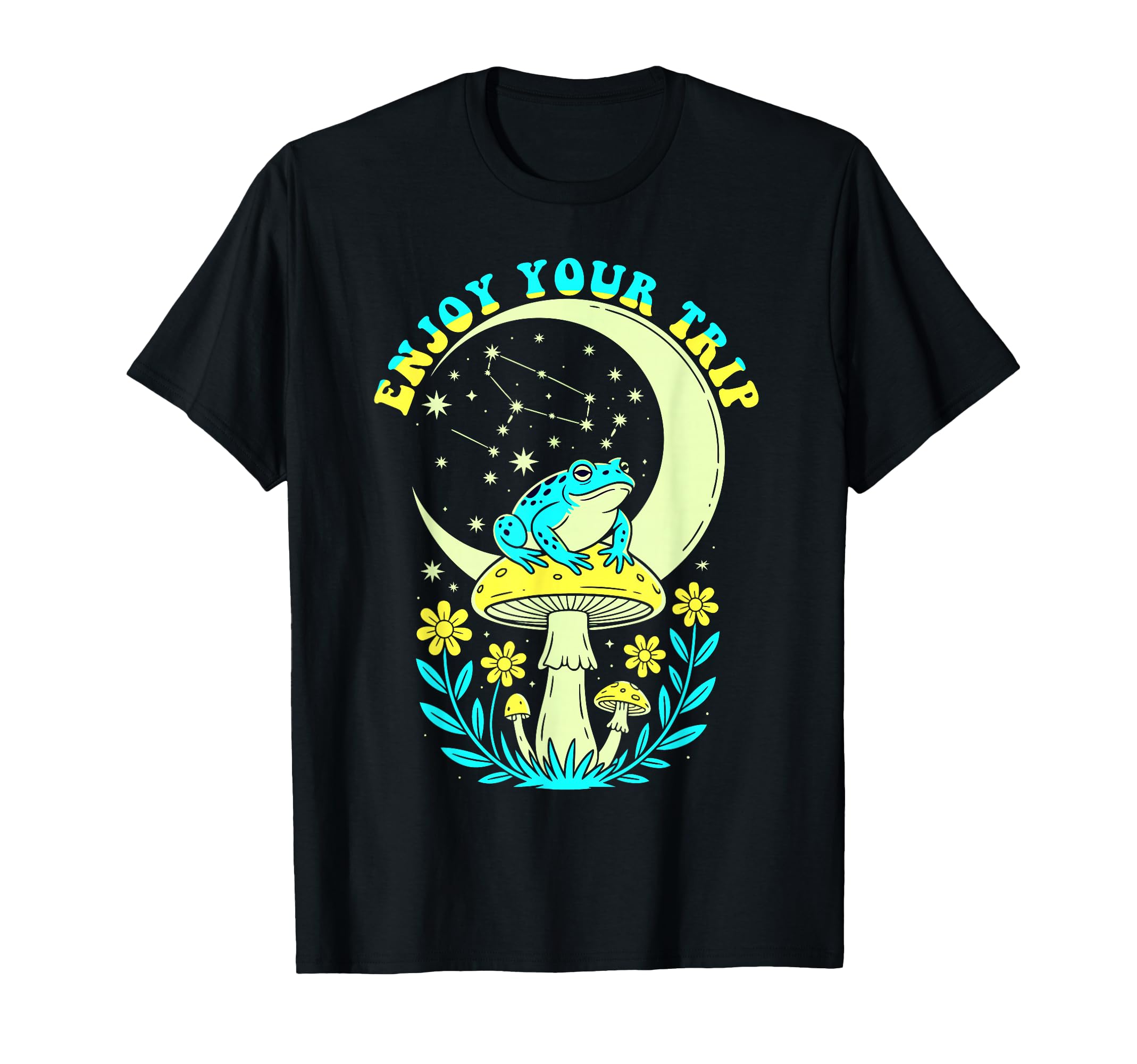 Enjoy Mushrooms Trip Psychedelic T-Shirt - Fun Novelty Design for Adults - T-Shirt, Sweatshirt, Hoodie