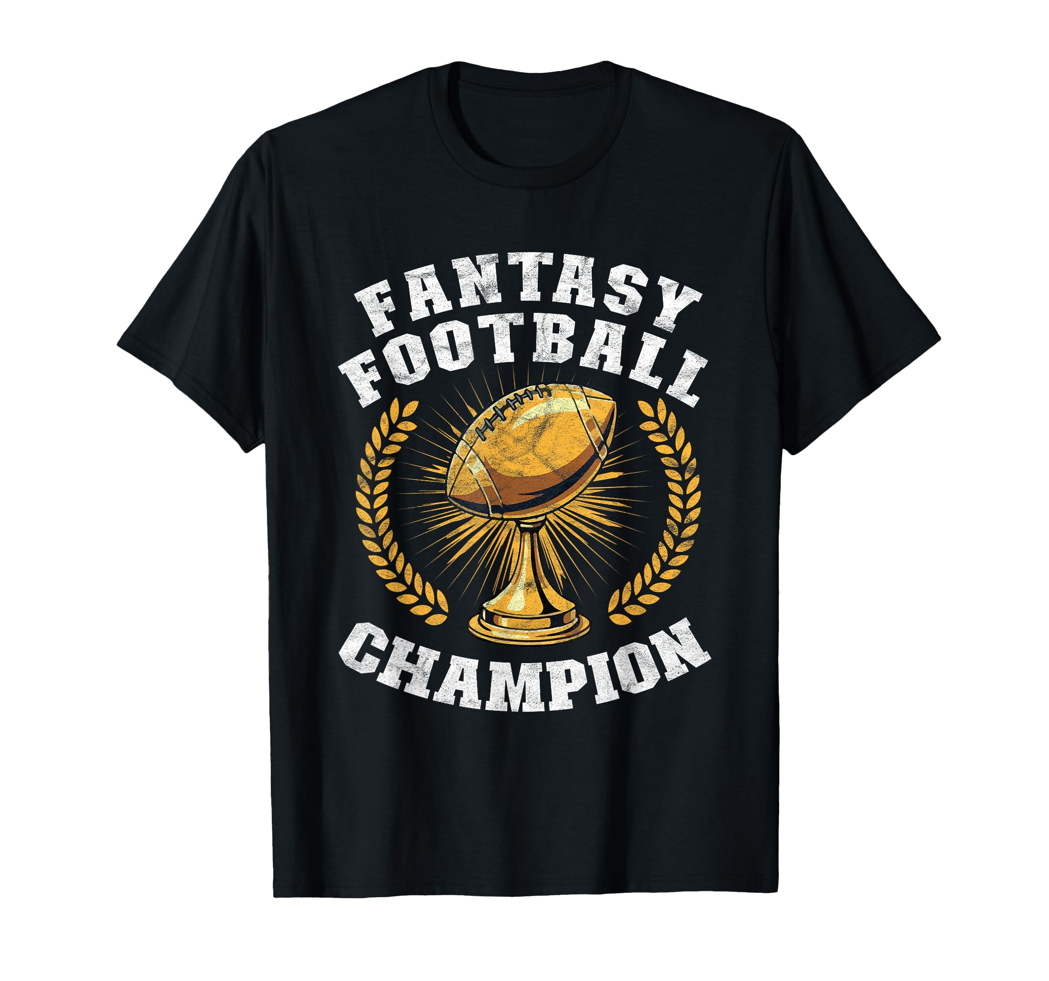 Fantasy Football Champion Draft T-Shirt - Minimalist Print for Adults - T-Shirt, Sweatshirt, Hoodie