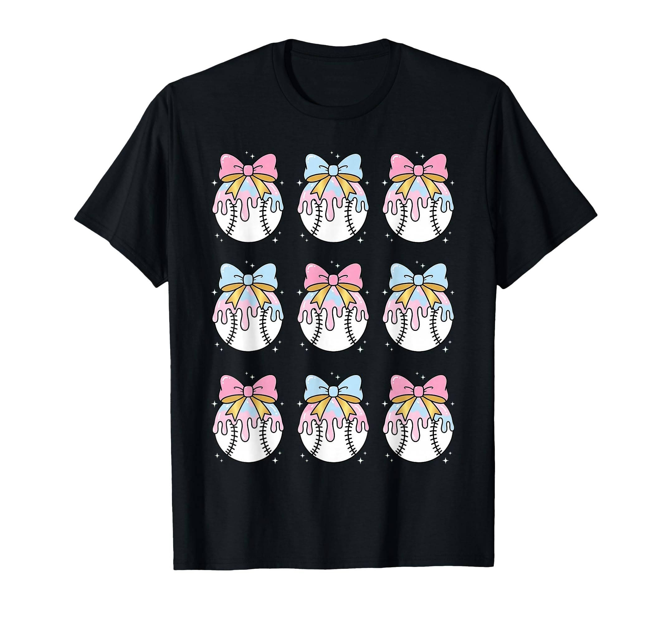 Baseball Drip Ice Cream Mom Sister T-Shirt - Minimalist Print Unisex - T-Shirt, Sweatshirt, Hoodie