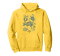 90S Fisherman Aesthetic Fish Beachy Ocean Hoodie - Graphic Print for Adults - T-Shirt, Sweatshirt, Hoodie
