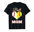 Softball Mom Ball Mom Softball T-Shirt - Aesthetic Graphic for Adults - T-Shirt, Sweatshirt, Hoodie