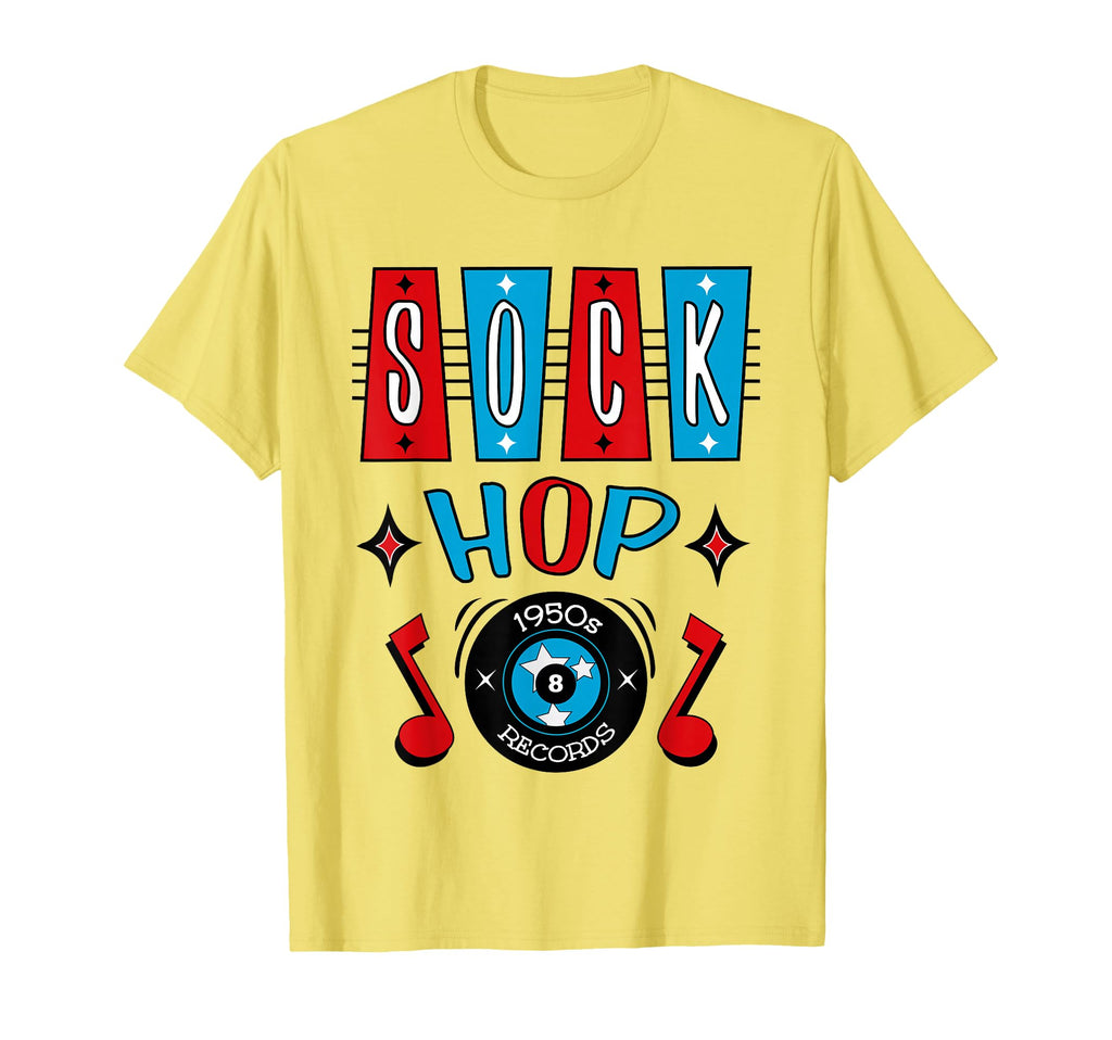 1950S Sock Hop Dance Party 50S T-Shirt - Aesthetic Graphic for Adults - T-Shirt, Sweatshirt, Hoodie