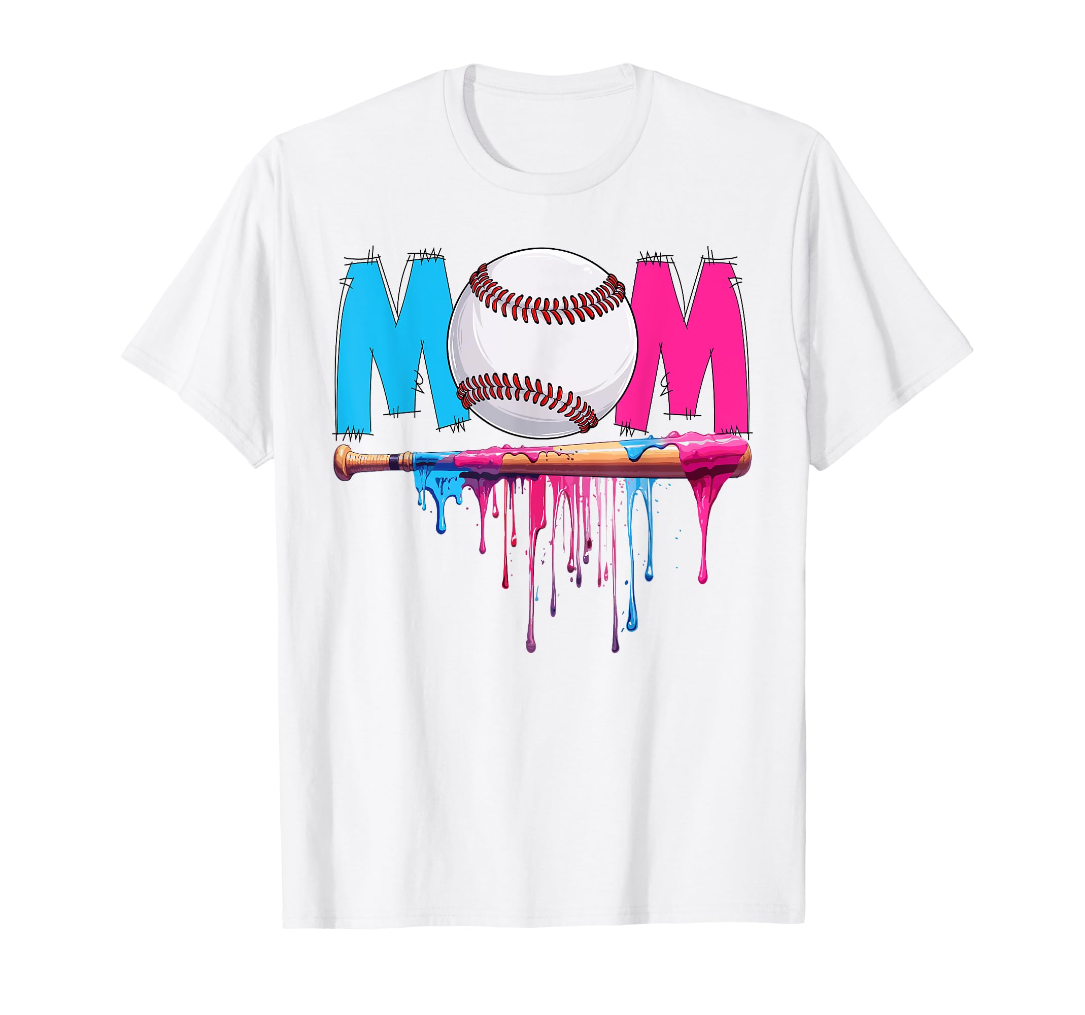 Funny Baseball Mom Baseball Mama T-Shirt - Casual Everyday Wear Men Women - T-Shirt, Sweatshirt, Hoodie