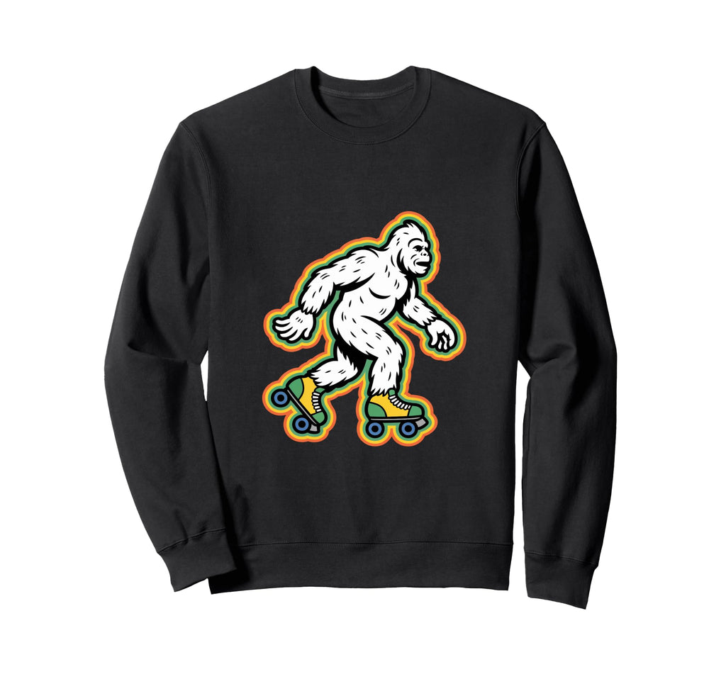 Bigfoot Roller Skate Shoes Roller Sweatshirt - Streetwear Style for Adults - T-Shirt, Sweatshirt, Hoodie
