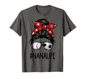 Classy Nana Life Soccer Messy Bun T-Shirt - Graphic Print for Adults - T-Shirt, Sweatshirt, Hoodie