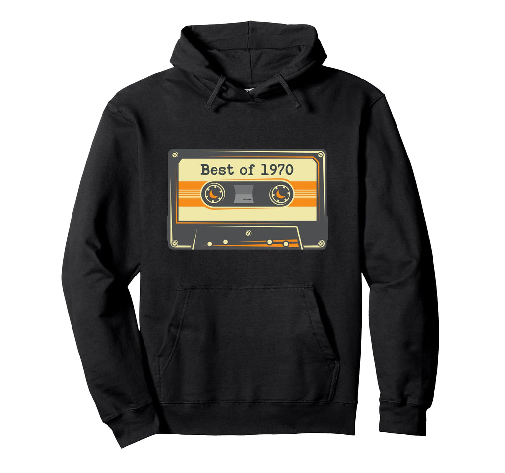 Best 1970 50Th Birthday Gifts Cassette Hoodie - Novelty Apparel for Adults - T-Shirt, Sweatshirt, Hoodie