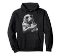 Manatee Drinking Iced Coffee Funny Hoodie - Aesthetic Graphic Men Women - T-Shirt, Sweatshirt, Hoodie