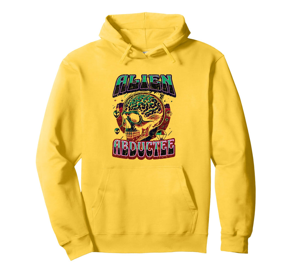 Alien Abductee Alien Head Colorful Hoodie - Streetwear Style Men Women - T-Shirt, Sweatshirt, Hoodie