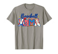 Baseball Mama Checkered Leopard Funny T-Shirt - Streetwear Style Men Women - T-Shirt, Sweatshirt, Hoodie