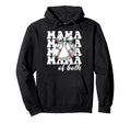 Leopard Mothers Day Mama Mom Both Hoodie - Fun Novelty Design for Adults - T-Shirt, Sweatshirt, Hoodie