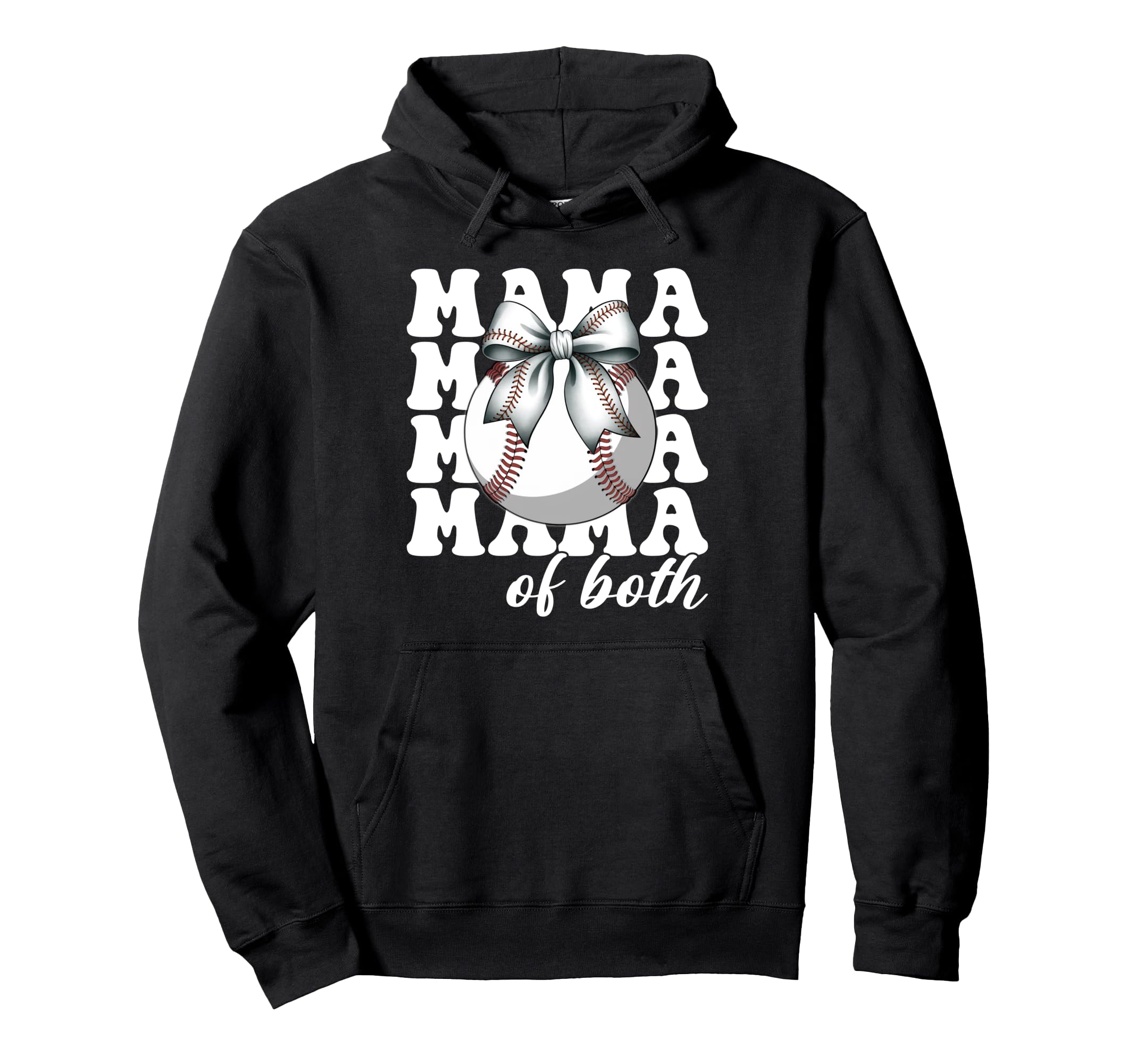 Leopard Mothers Day Mama Mom Both Hoodie - Fun Novelty Design for Adults - T-Shirt, Sweatshirt, Hoodie