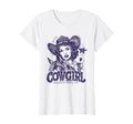 Cowgirl Western Country Rodeo Cow T-Shirt - Aesthetic Graphic for Adults - T-Shirt, Sweatshirt, Hoodie