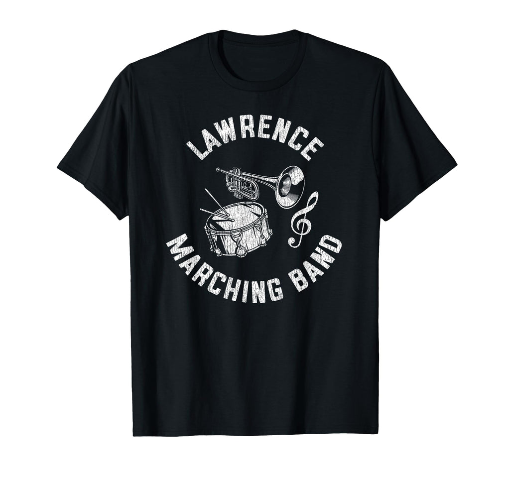 Lawrence Marching Band Music Distressed T-Shirt - Trendy Graphic Unisex - T-Shirt, Sweatshirt, Hoodie