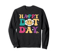 Happy Day Floral 70S Groovy Fun Sweatshirt - Fun Novelty Design for Adults - T-Shirt, Sweatshirt, Hoodie
