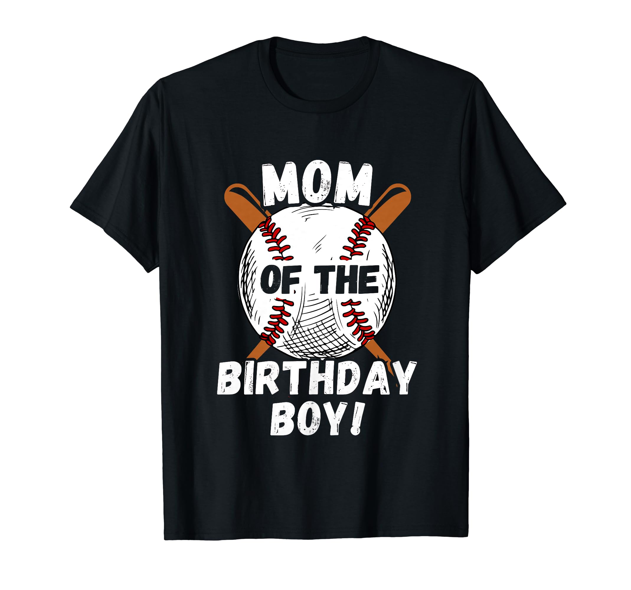 Funny Mom Birthday Baseball Theme Matching T-Shirt - Unique Graphic Unisex - T-Shirt, Sweatshirt, Hoodie