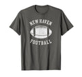 New Haven Football Distressed 80S T-Shirt - Custom Art Print Men Women - T-Shirt, Sweatshirt, Hoodie