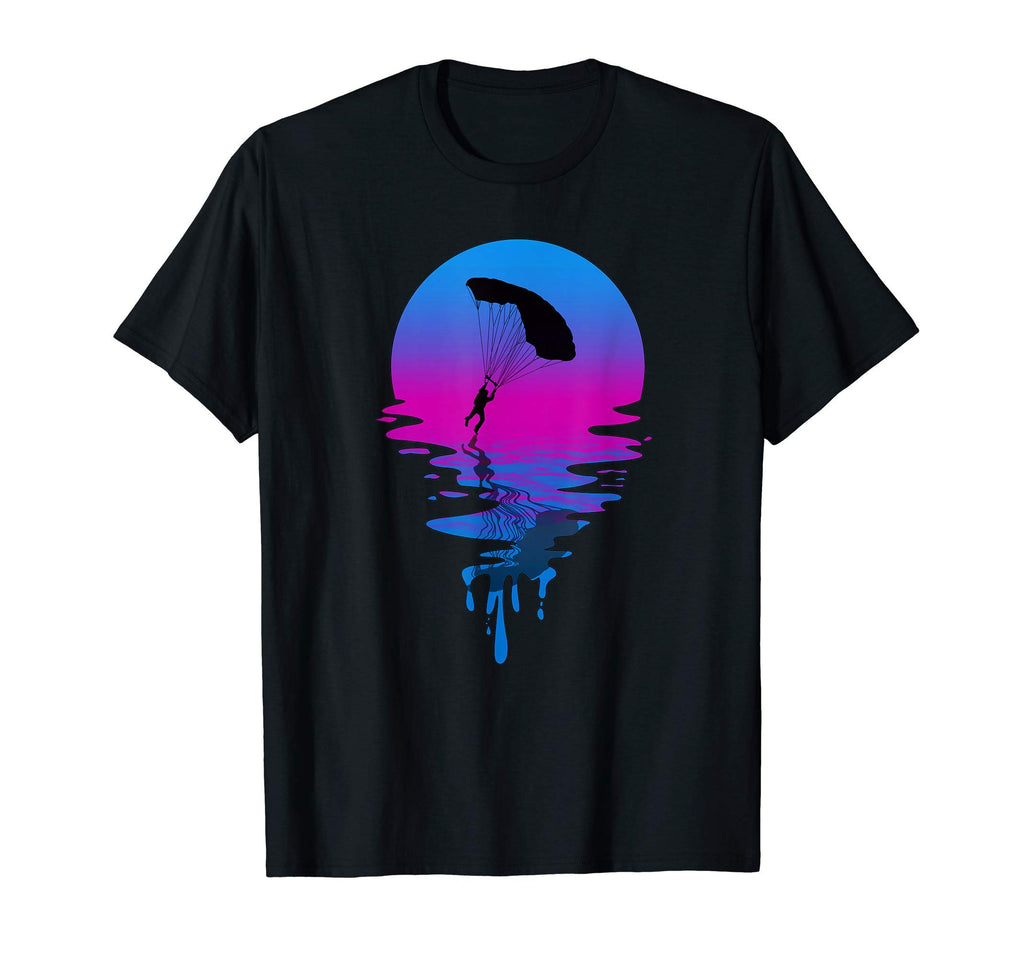 Sunset Skydiving T-Shirt - Minimalist Print Unisex - T-Shirt, Sweatshirt, Hoodie