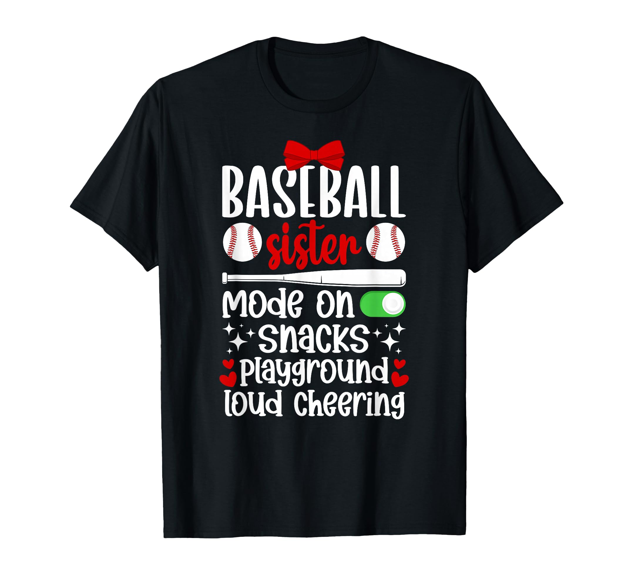 Baseball Sister Mode Sister Baseball T-Shirt - Custom Art Print Unisex - T-Shirt, Sweatshirt, Hoodie