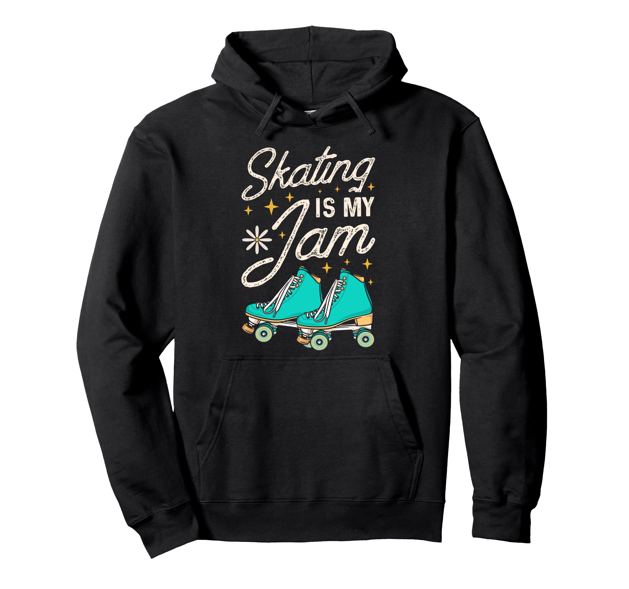 Roller Skating Skate 1970S Skating Hoodie - Casual Everyday Wear Men Women - T-Shirt, Sweatshirt, Hoodie