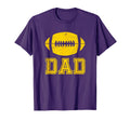 Mens Football Dad Distressed T-Shirt - Custom Art Print Unisex - T-Shirt, Sweatshirt, Hoodie