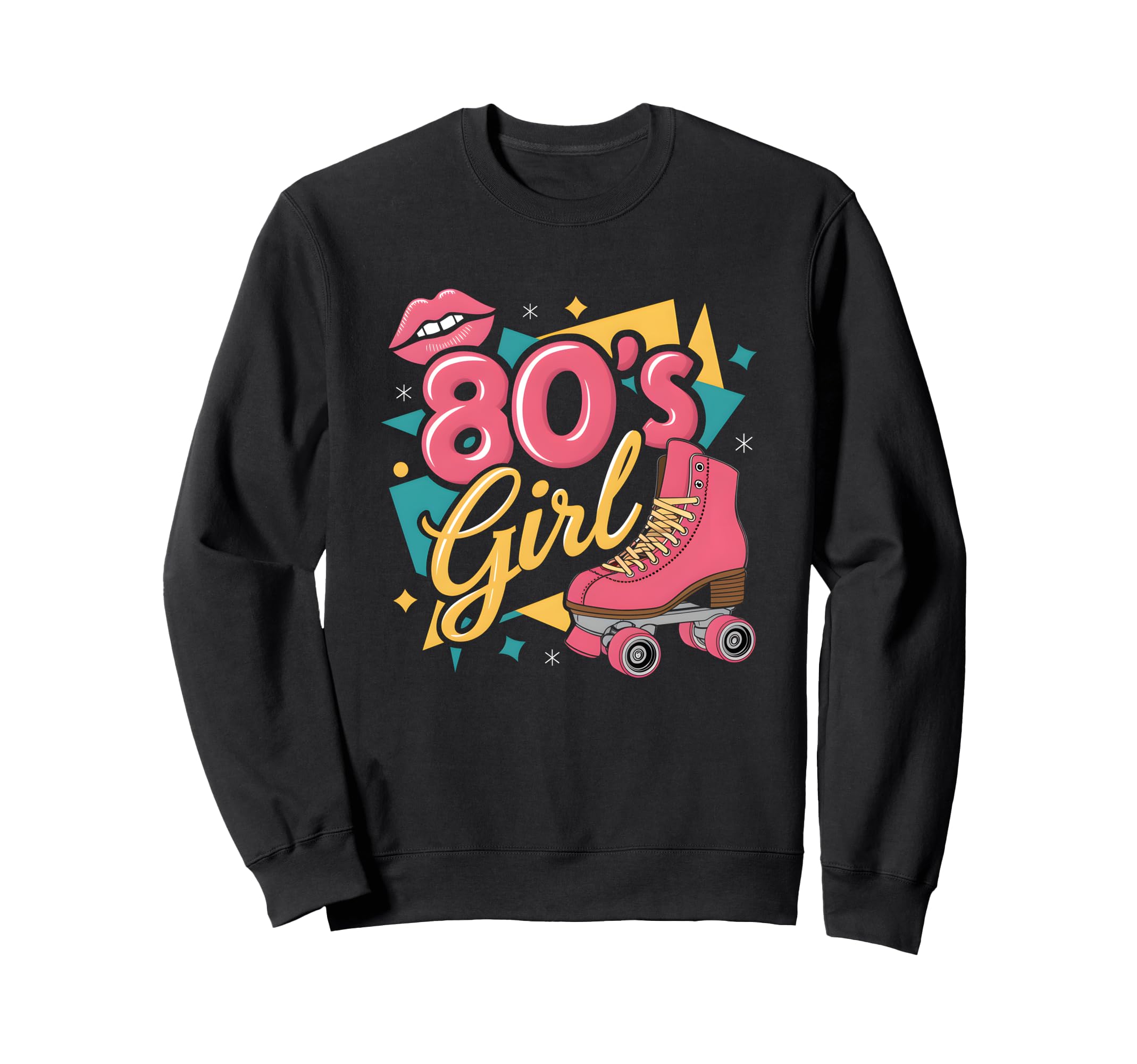80S Roller Skate Vibes 80S Sweatshirt - Novelty Apparel for Adults - T-Shirt, Sweatshirt, Hoodie