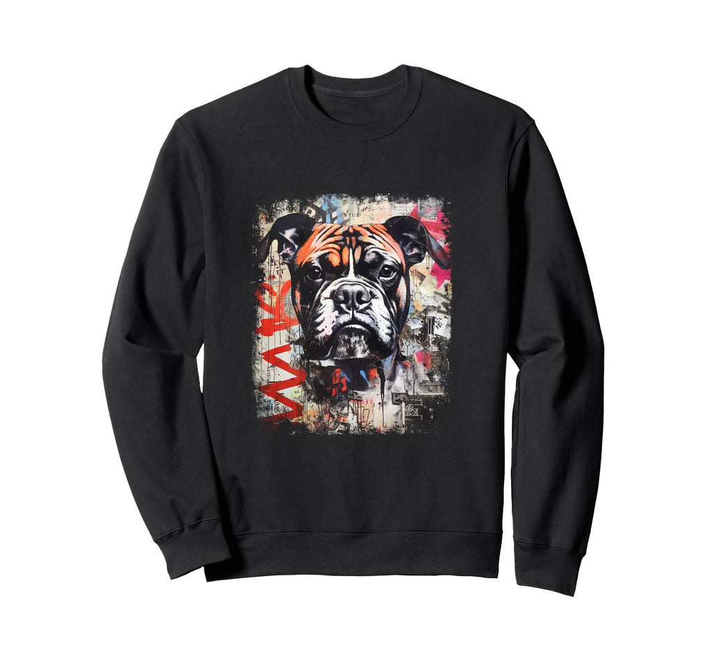 Y2K Streetwear Dog Pit Bull Sweatshirt - Aesthetic Graphic for Adults - T-Shirt, Sweatshirt, Hoodie