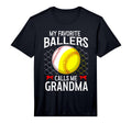 My Favorite Ballers Calls Me Grandma T-Shirt - Minimalist Print Unisex - T-Shirt, Sweatshirt, Hoodie