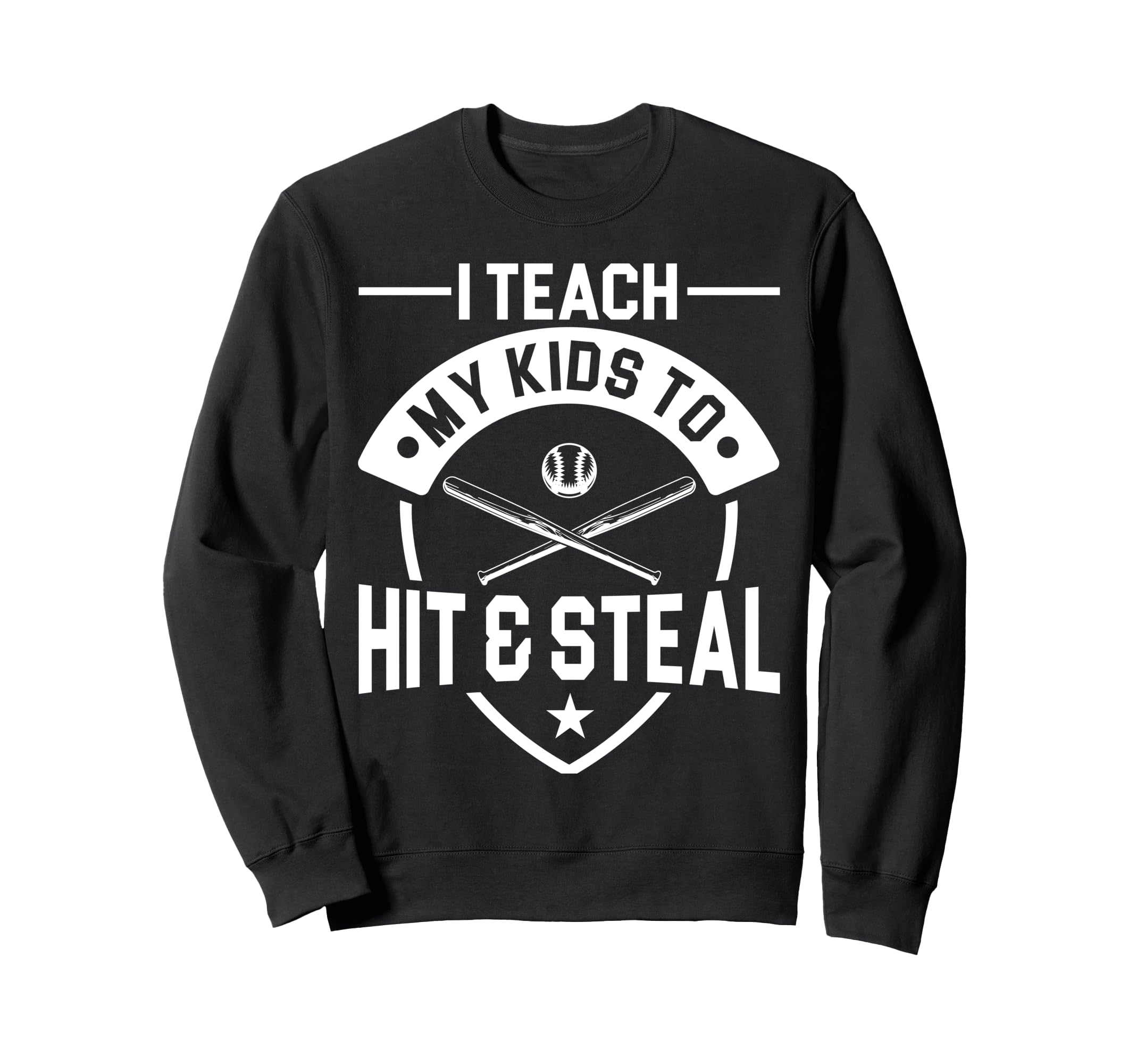 Baseball Dad Sweatshirt - Casual Everyday Wear Unisex - T-Shirt, Sweatshirt, Hoodie