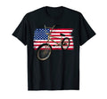 Bmx Bike Distressed Usa Flag T-Shirt - Casual Everyday Wear Unisex - T-Shirt, Sweatshirt, Hoodie