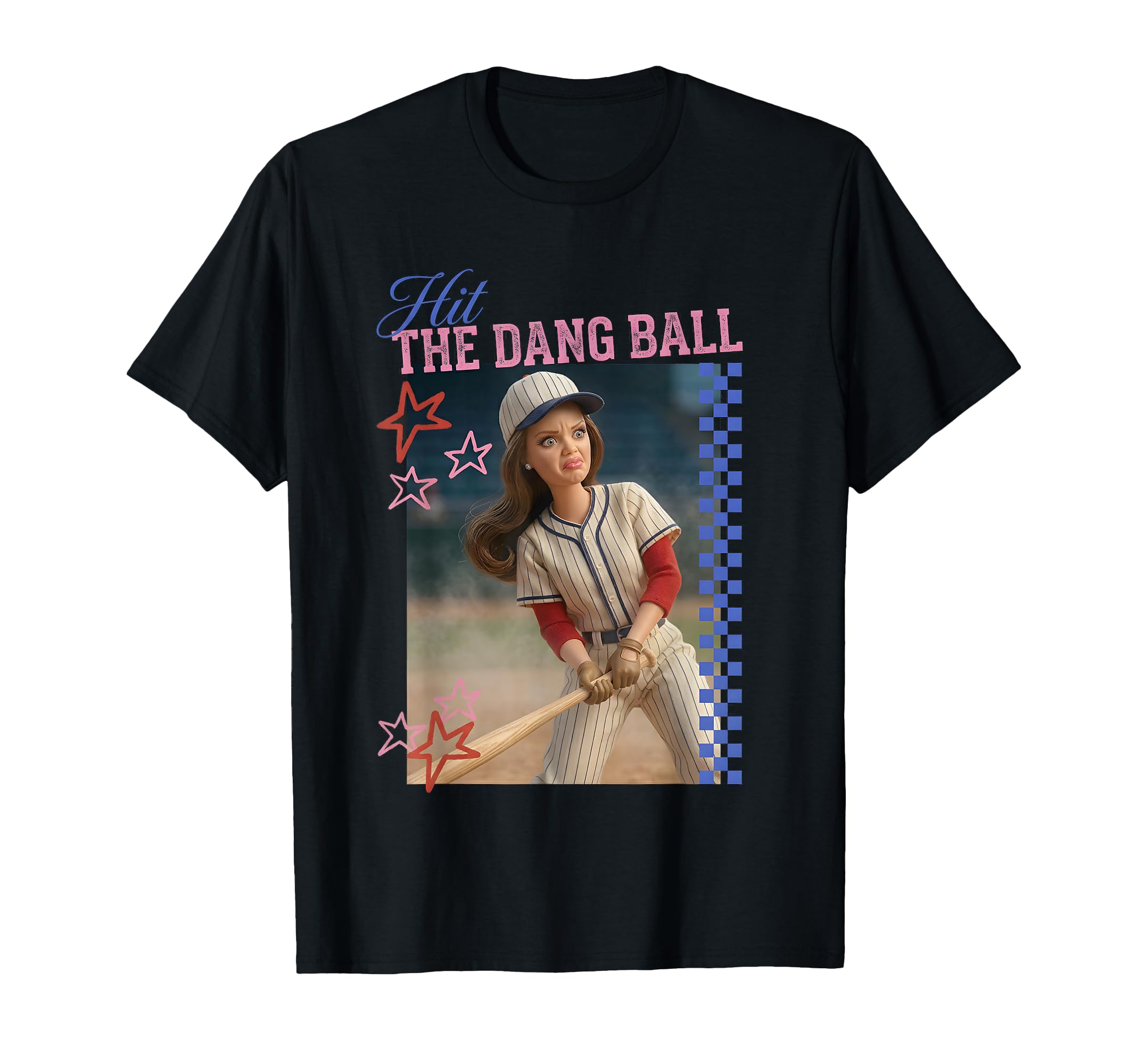Hit Dang Ball Funny Baseball Mom T-Shirt - Aesthetic Graphic Unisex - T-Shirt, Sweatshirt, Hoodie