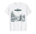 Ufo Cowboy Cat 90S Western Rodeo Wild T-Shirt - Custom Art Print Men Women - T-Shirt, Sweatshirt, Hoodie