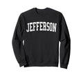Jefferson La Distressed White Sweatshirt - Streetwear Style Men Women - T-Shirt, Sweatshirt, Hoodie