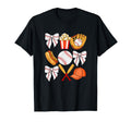 Baseball Coquette Bow Baseball Cheer T-Shirt - Fun Novelty Design Unisex - T-Shirt, Sweatshirt, Hoodie