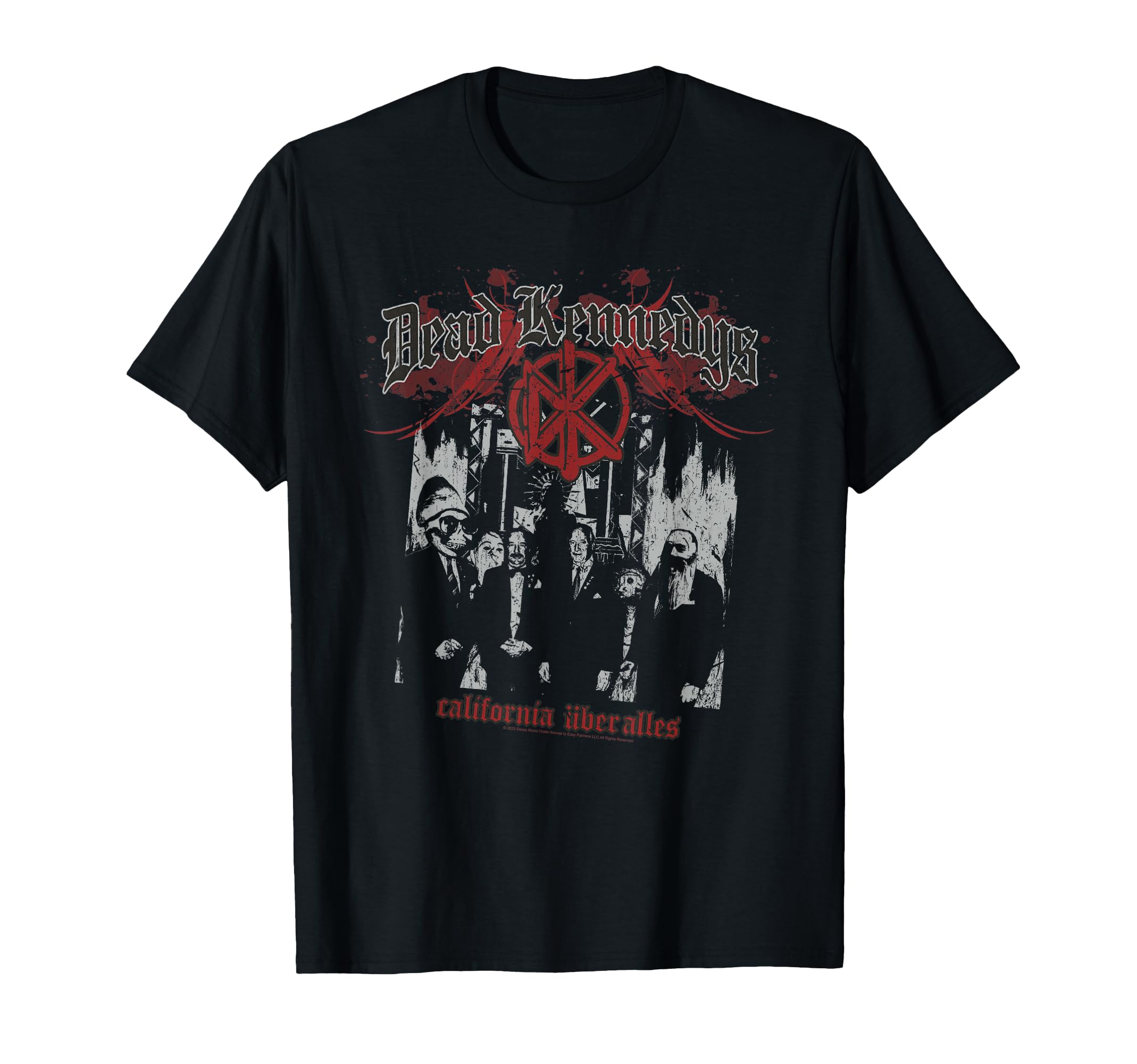 Dead Kennedys Old English Logo And Photo T-Shirt - Trendy Graphic Unisex - T-Shirt, Sweatshirt, Hoodie