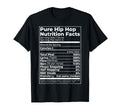 Pure Hip Hop Nutrition Facts Diet T-Shirt - Minimalist Print Men Women - T-Shirt, Sweatshirt, Hoodie