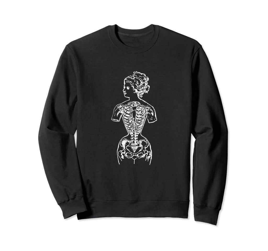 Venus Skeleton Vaporwave Sweatshirt - Streetwear Style for Adults - T-Shirt, Sweatshirt, Hoodie