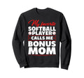 Baseball Bonus Mom Favorite Sweatshirt - Streetwear Style for Adults - T-Shirt, Sweatshirt, Hoodie