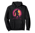 Bigfoot Vaporwave Aesthetic Synthwave 80S Hoodie - Graphic Print Men Women - T-Shirt, Sweatshirt, Hoodie