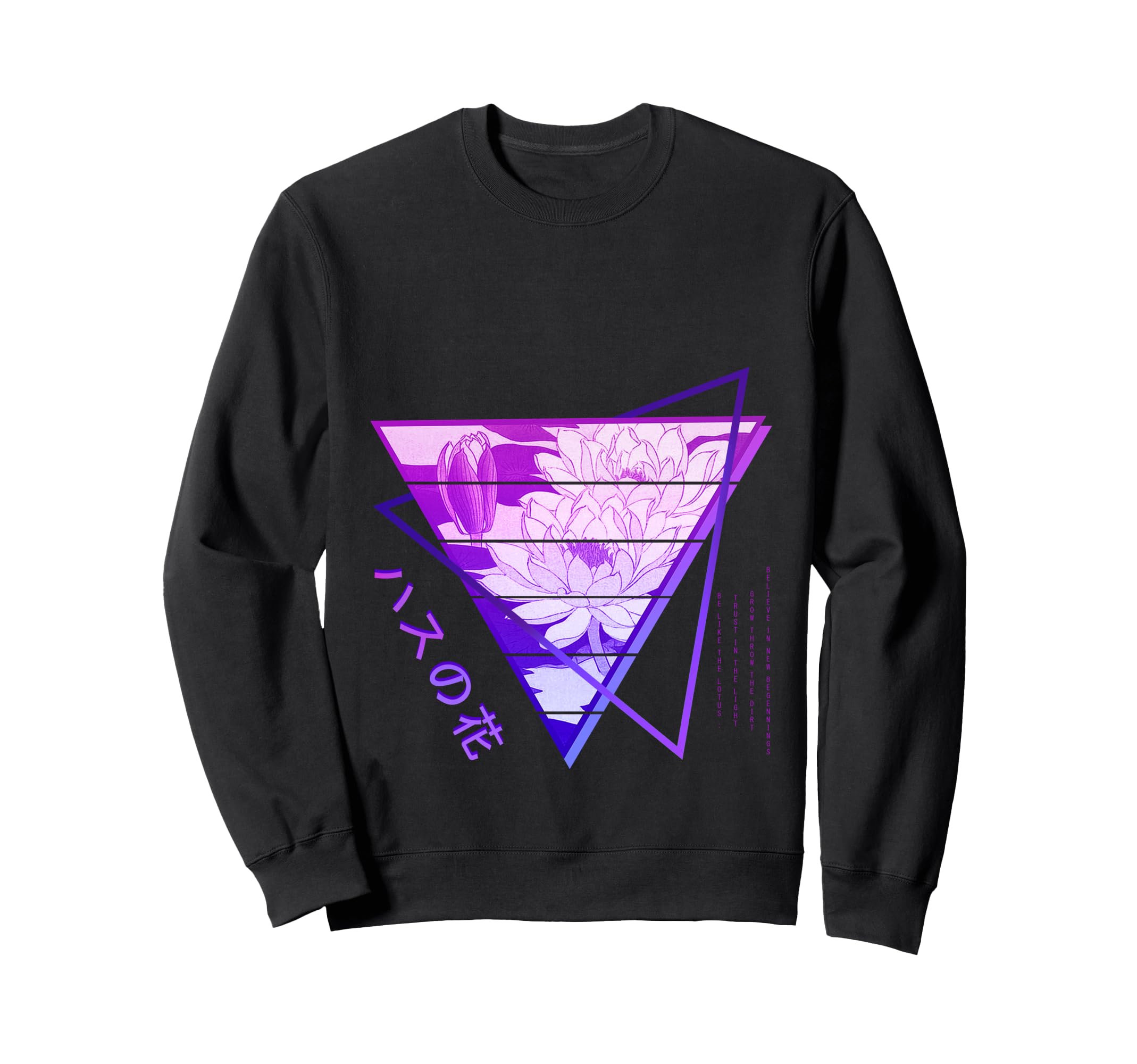 Japan Vaporwave Anime Flower Edgy Soft Sweatshirt - Novelty Apparel Unisex - T-Shirt, Sweatshirt, Hoodie