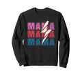 Mama Baseball Lightning Electric Sweatshirt - Graphic Print for Adults - T-Shirt, Sweatshirt, Hoodie