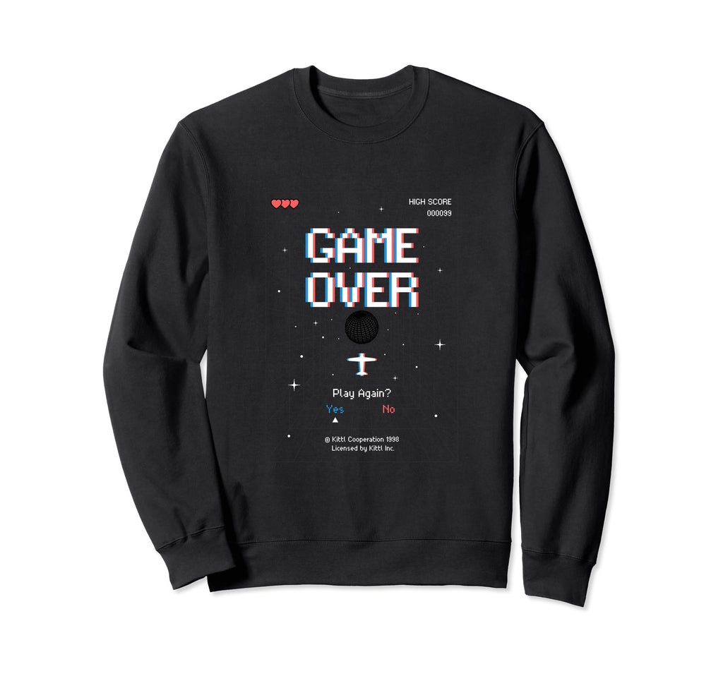 Arcade Pixel Game Gamer Nostalgia Sweatshirt - Unique Graphic Men Women - T-Shirt, Sweatshirt, Hoodie