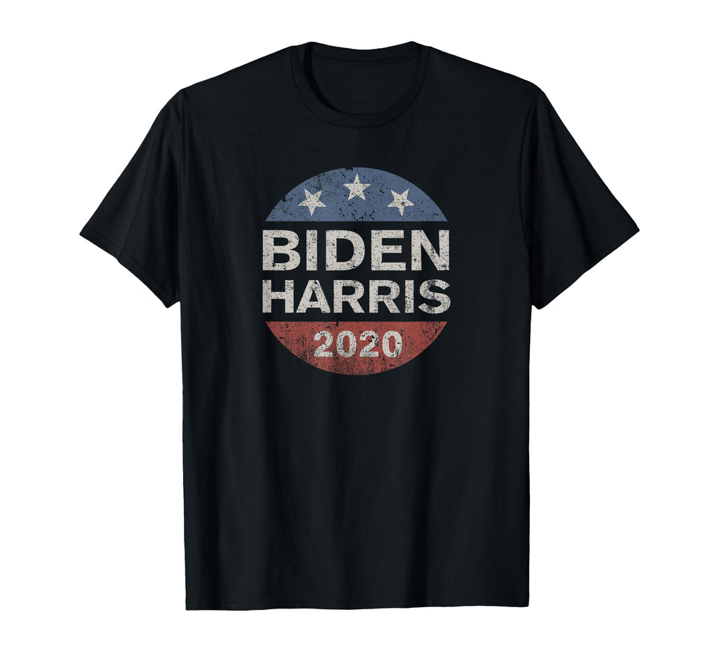 Biden Harris 2020 Button T-Shirt - Fun Novelty Design Men Women - T-Shirt, Sweatshirt, Hoodie