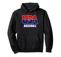 Baseball 2024 Usa Hoodie - Trendy Graphic Unisex - T-Shirt, Sweatshirt, Hoodie