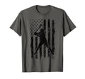 Baseball Player American Flag Usa T-Shirt - Custom Art Print for Adults - T-Shirt, Sweatshirt, Hoodie